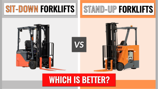 Sit-Down Forklifts vs. Stand-Up Forklifts Which Is Better (Featured Image)