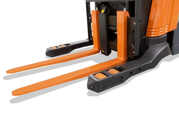 The baselegs on a Toyota reach truck