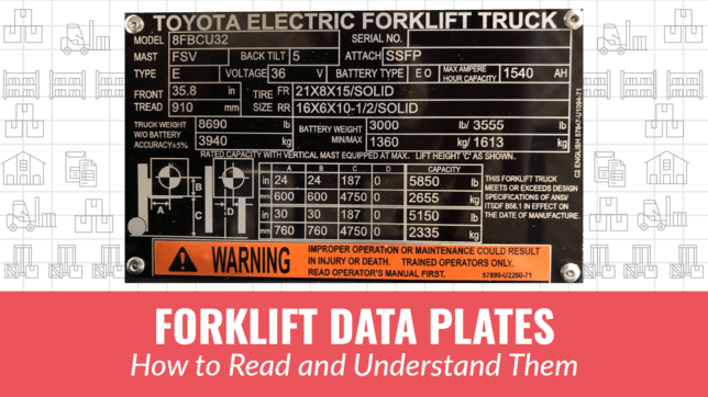Forklift Data Plates How To Read And Understand Them 51 OFF