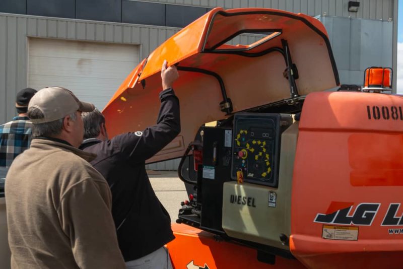 MEWP Train the Trainer Control Panel Under Hood Demonstration