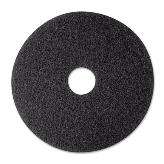 black-floor-scrubber-pad A black floor scrubber pad