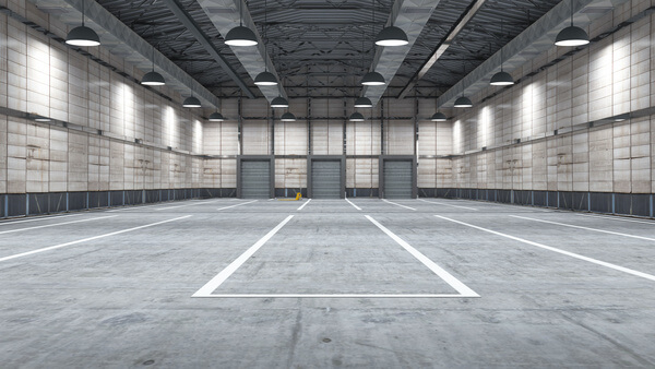 An empty warehouse