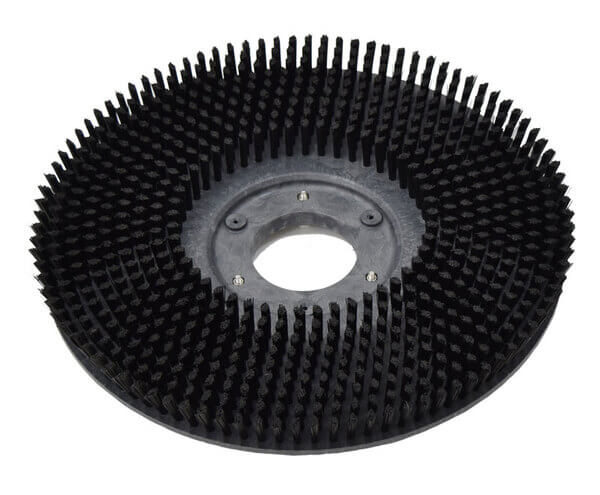 poly-floor-scrubber-brush A black poly floor scrubber disc brush