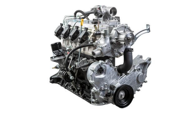 A Toyota 4Y forklift engine