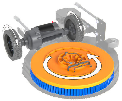 traction-drive-floor-scrubber-propulsion-type The inner workings of a traction-drive floor scrubber
