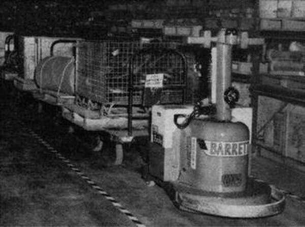 The Barrett "Guide-O-Matic" AGV from the 1950s