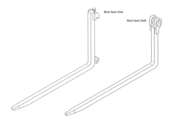 Cascade block forks