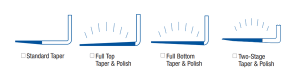 Cascade fork taper styles