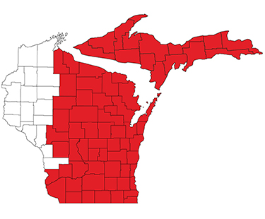 Wisconsin Territory Map Locations Page