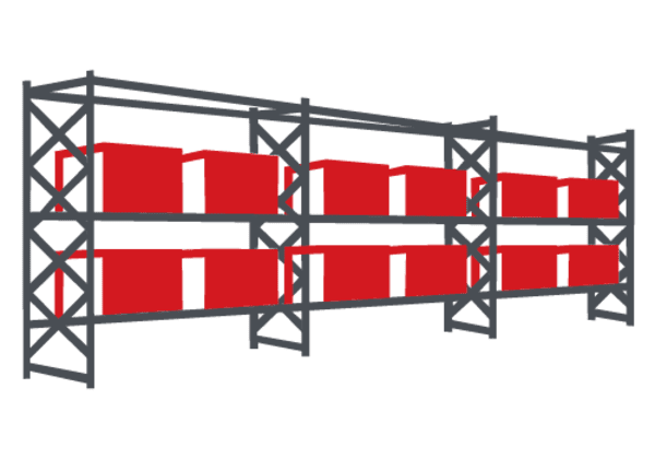 Selective-pallet-Racking Selective warehouse racking