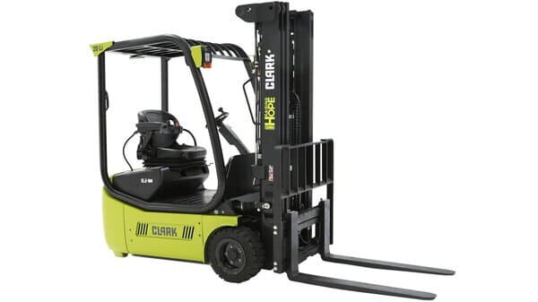 A CLARK electric 3-wheel forklift