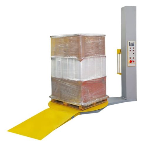 A pallet stretch wrapper machine