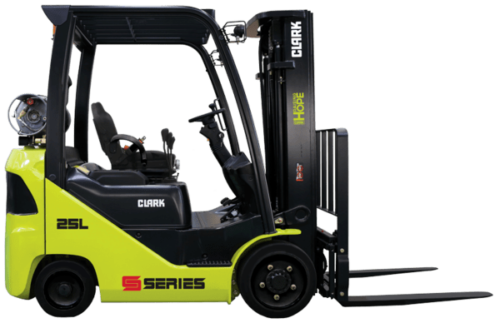 CLARK-5k-IC-forklift A CLARK 5k IC forklift model 25L