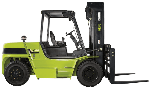 CLARK-C60-IC-pneumatic-tire-forklift A CLARK C60 internal combustion (IC) pneumatic tire forklift