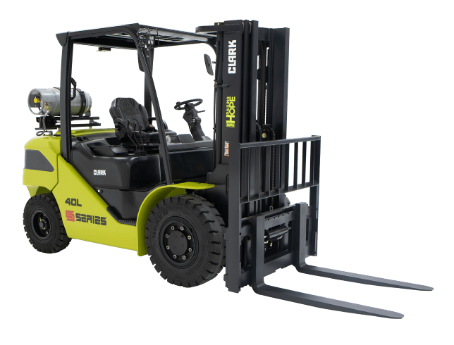 clark-s40-ic-pneumatic-tire-forklift A CLARK S40 internal combustion (IC) pneumatic tire forklift