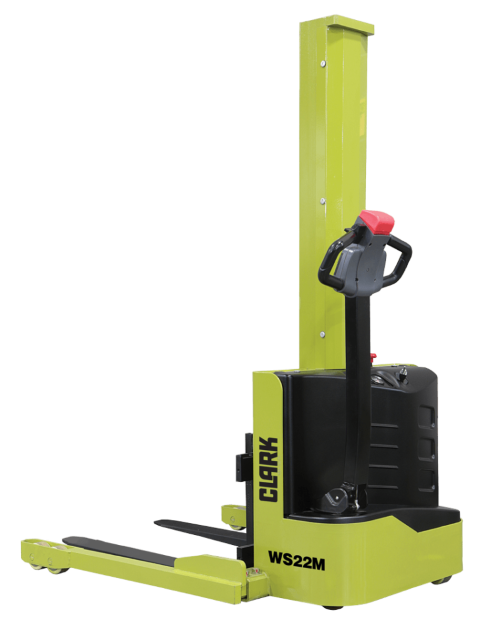 A CLARK WS22M electric stacker forklift