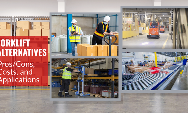 Forklift Alternatives: Pros/Cons, Costs, and Applications; an article by Conger Industries