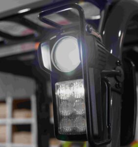 Forklift LED lights closeup