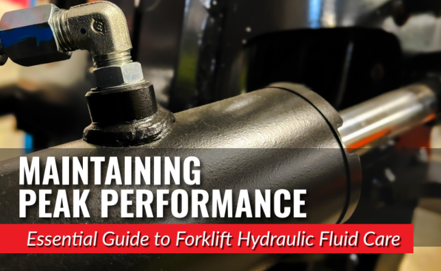 Peak Performance Essential Guide to Forklift Hydraulic Fluid Care