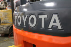 Toyota Brand Back of Forklift