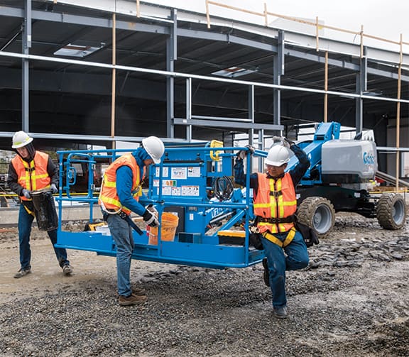 S-40 Operator Entering Platform