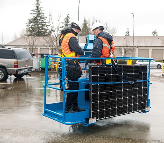 S-40 Platform Controls Close-Up