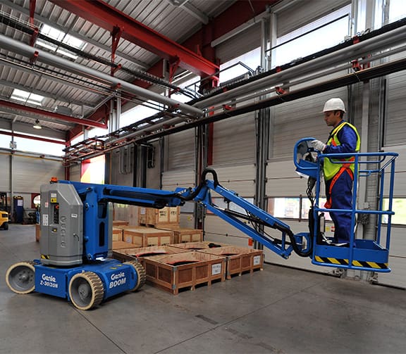 Z-3020 Operator Entering Platform