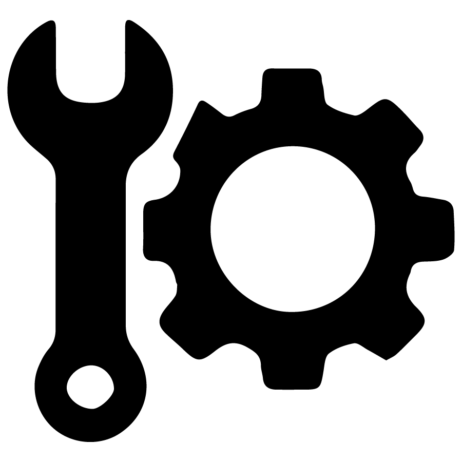 Aerial Lift Maintenance & Technical Icon - Black