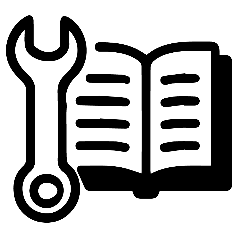 Aerial Lift Tools & Resources Icon - Black