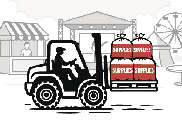 Festival logistics