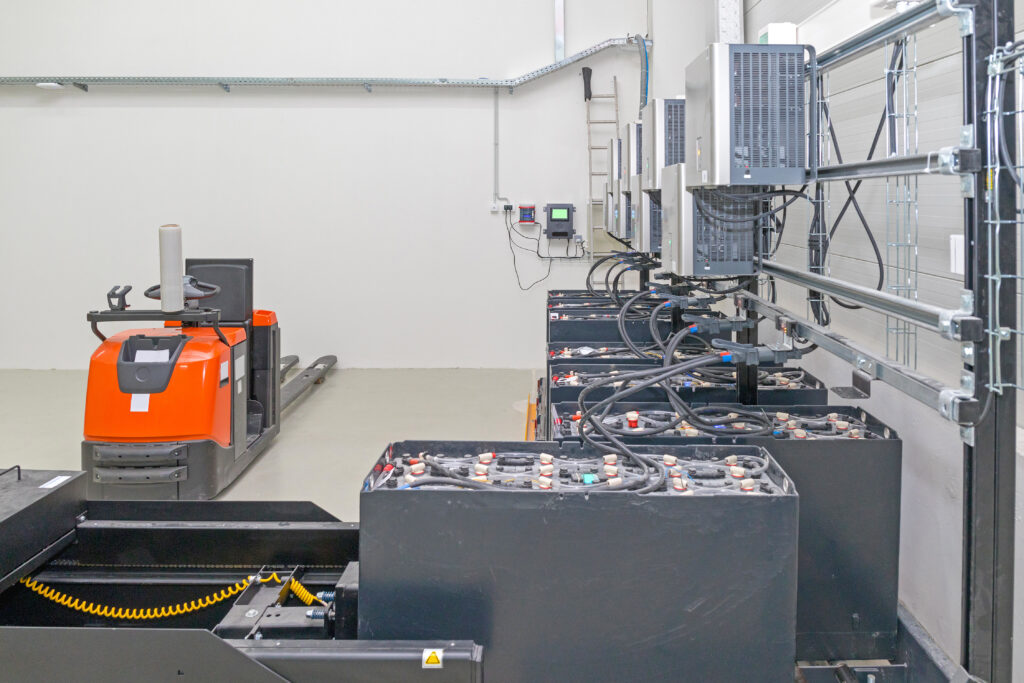 Electric Charging Station Forklift Battery