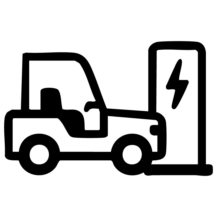Utility Vehicle Icons - Charging Infrastructure and Energy Management