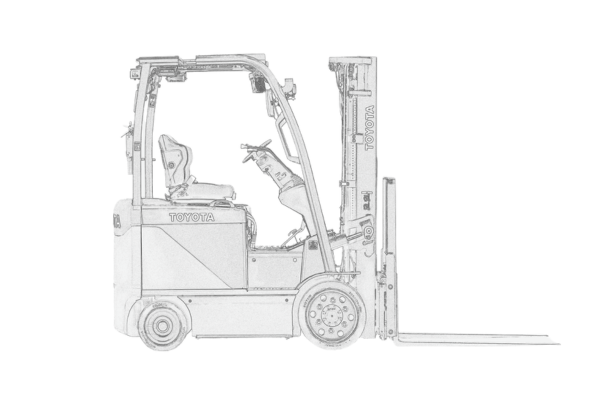 Counterbalance Forklift Graphic