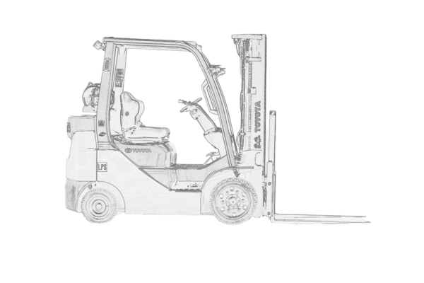 Internal Combustion Forklift Graphic