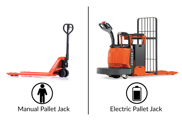 Manual and Electric Pallet Jack Comparison