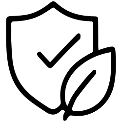 Industrial Cleaning Equipment Sustainability & Compliance Icon - Black