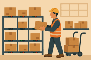 Pick-to-Light System Graphic