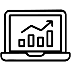 Systems Warehouse Design Technology & Trends Icon - Black