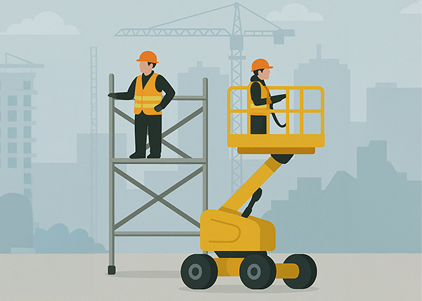 Boom Lift and Scaffolding