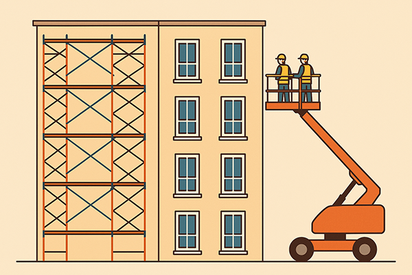 Lift Compared to Scaffolding