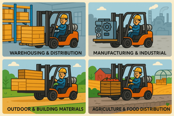 Propane Forklift Versatility Visual