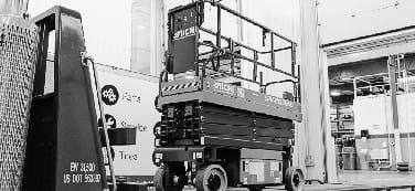 Scissor Lift Rental Banner