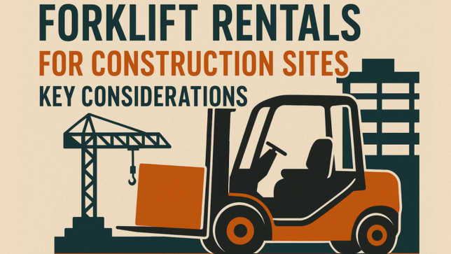 Forklift Rentals for Construction Sites: Key Considerations