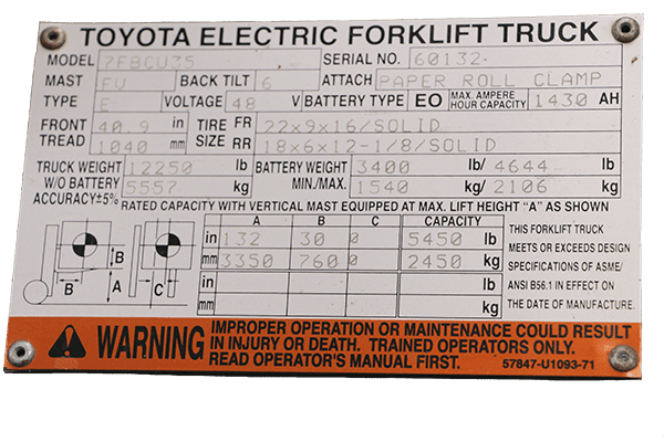 Forklift_Data_Plate