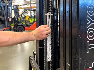Lift Chain Inspection
