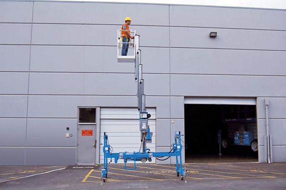 aerial work platform with stabilizers