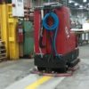 factory cat gtx scrubber cleans plant
